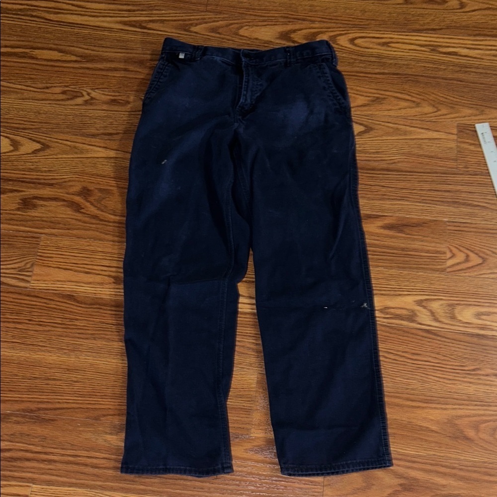 Carhartt Flame Resistant Category 2 Dark Navy Relaxed Fit Mens 30x32 4 Pocket